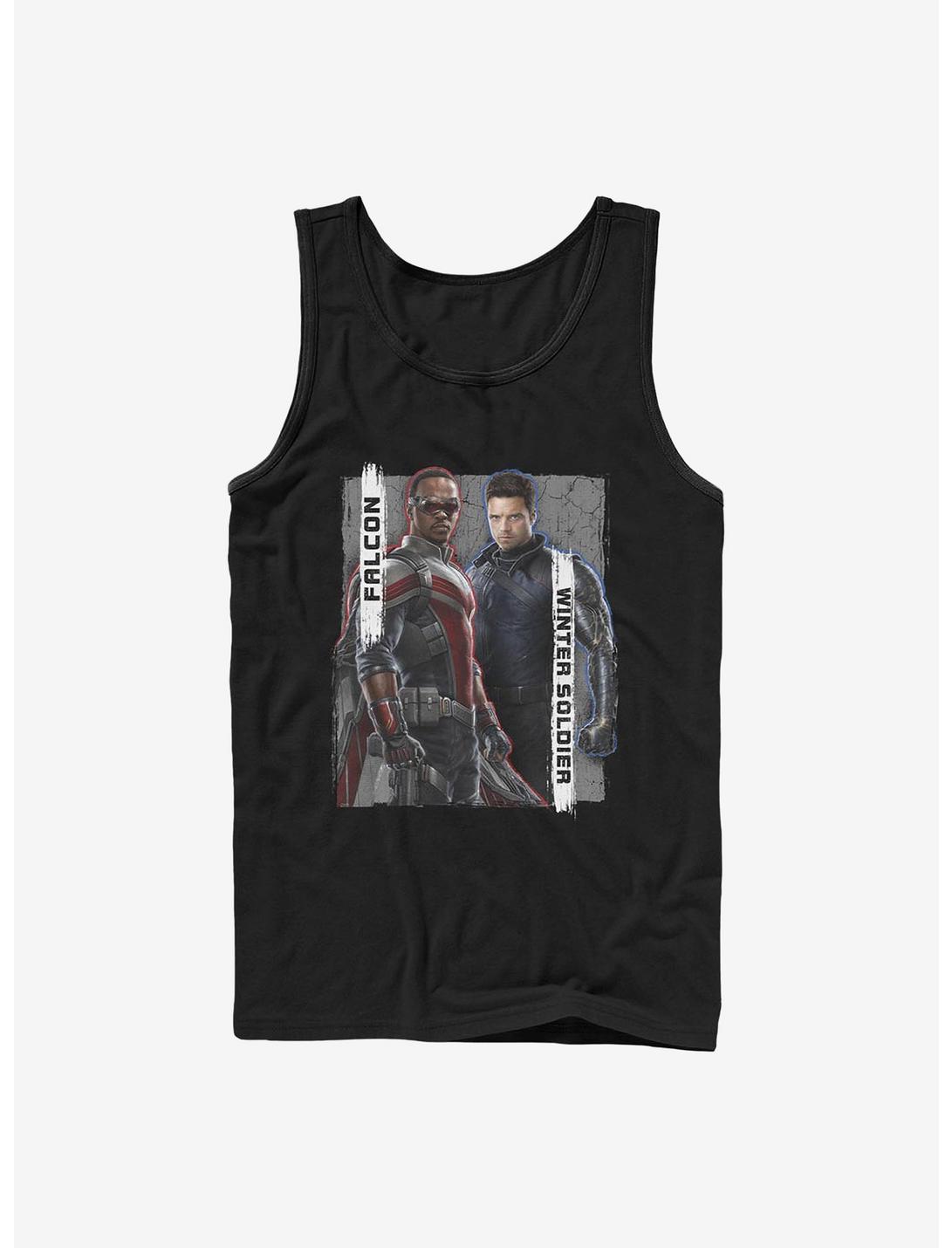 Marvel The Falcon And The Winter Soldier Falcon And Winter Soldier Tank, BLACK, hi-res