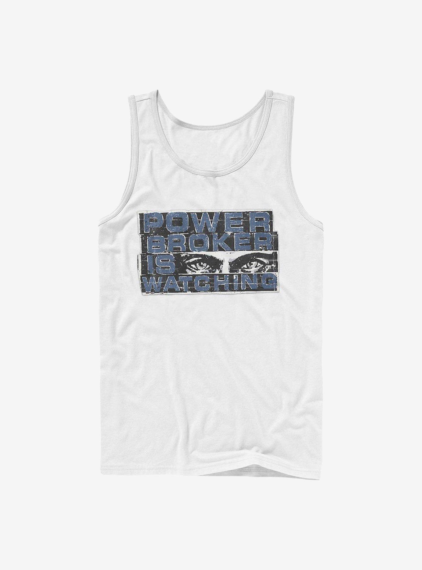 Marvel The Falcon And The Winter Soldier Power Broker Eyes Tank, WHITE, hi-res