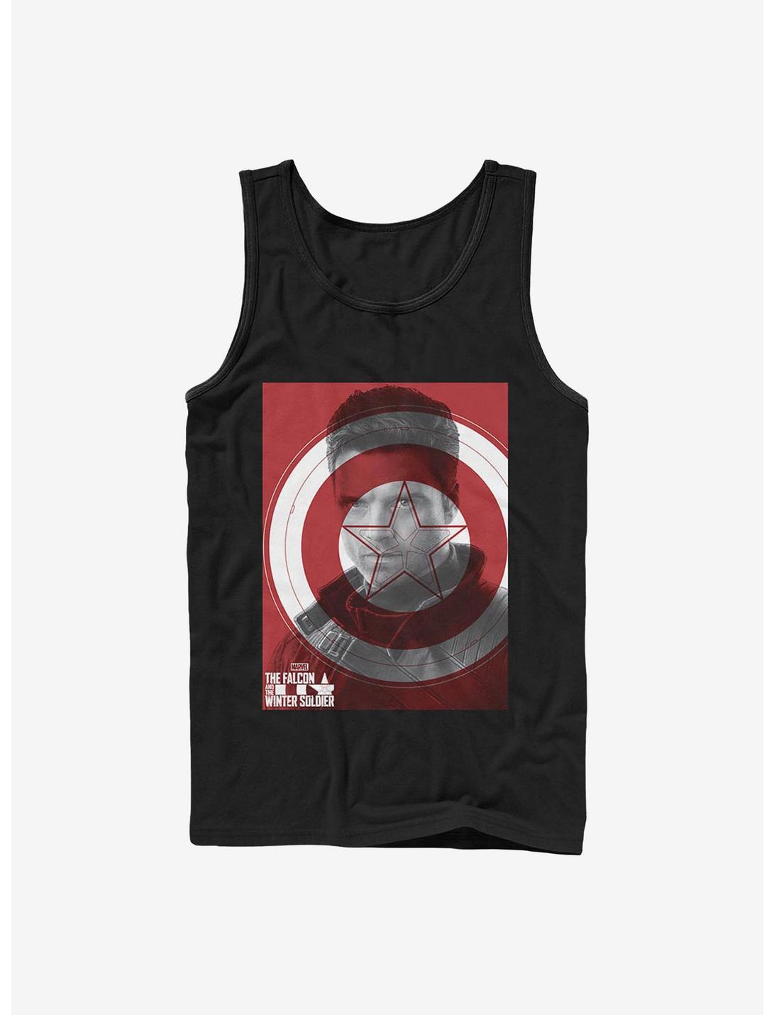 Marvel The Falcon And The Winter Soldier Winter Shield Tank, BLACK, hi-res