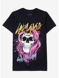 Lady Gaga Born This Way Skull Girls T-Shirt, BLACK, hi-res