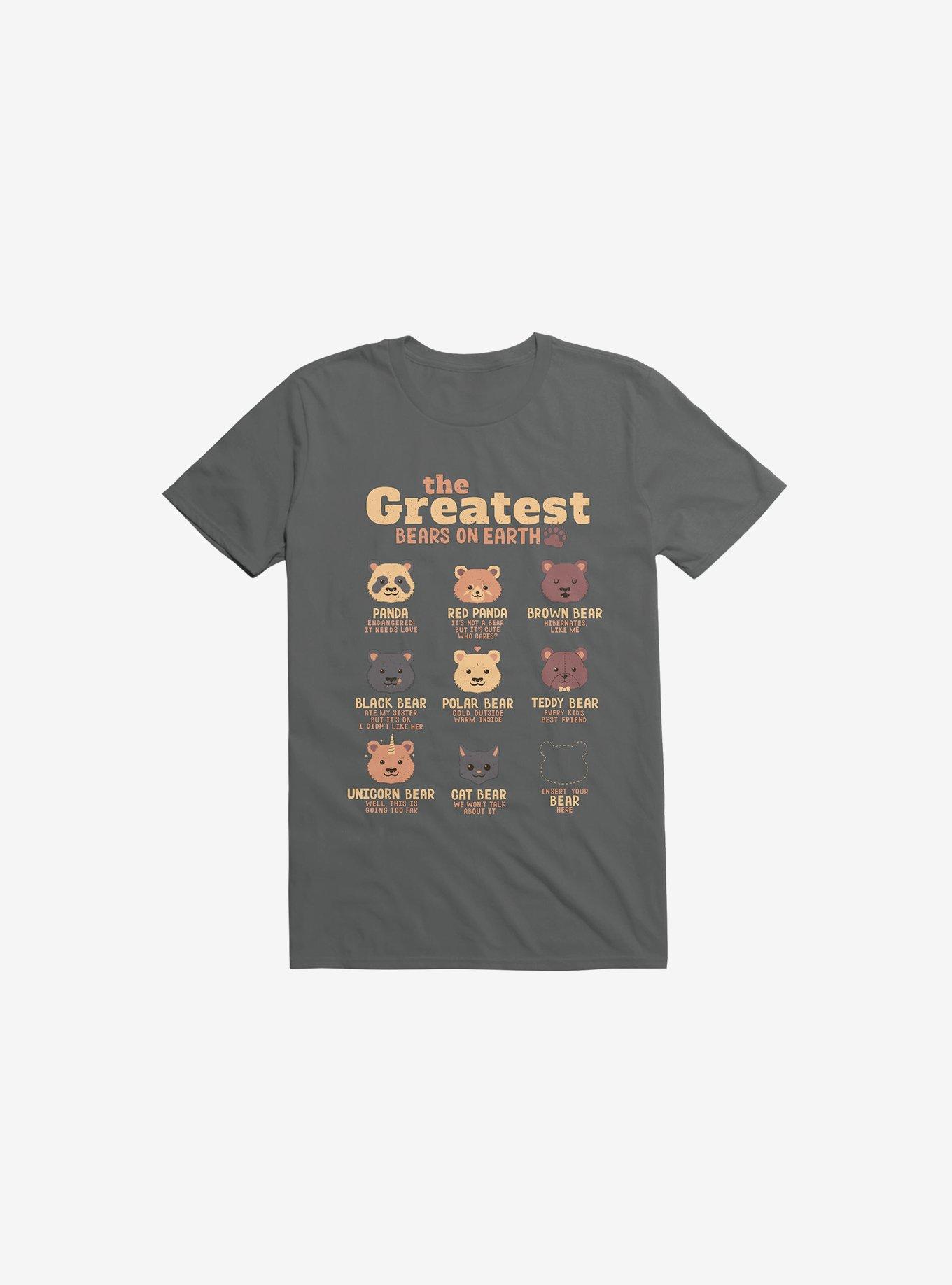 Greatest Bears: Insert Your Bear Charcoal Grey T-Shirt, , hi-res