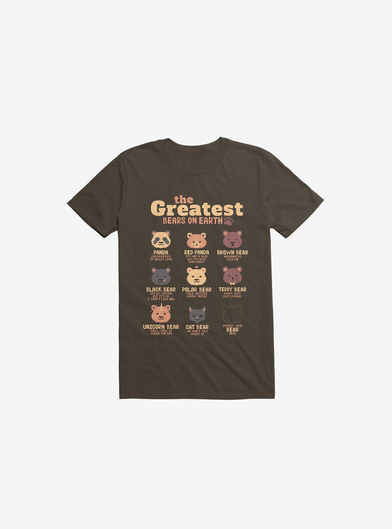 Greatest Bears: Insert Your Bear Brown T-Shirt, , hi-res