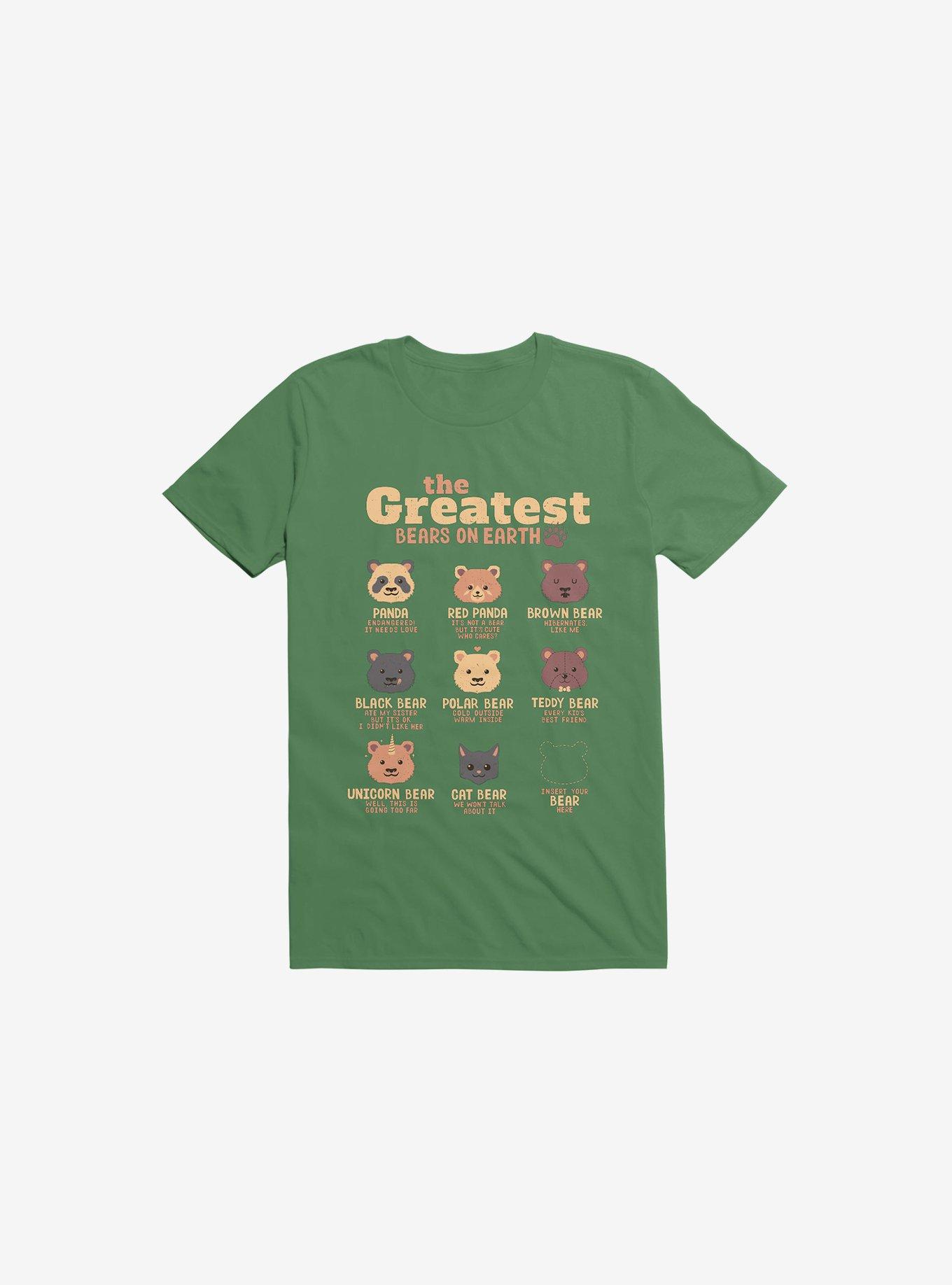 Greatest Bears: Insert Your Bear Kelly Green T-Shirt, , hi-res