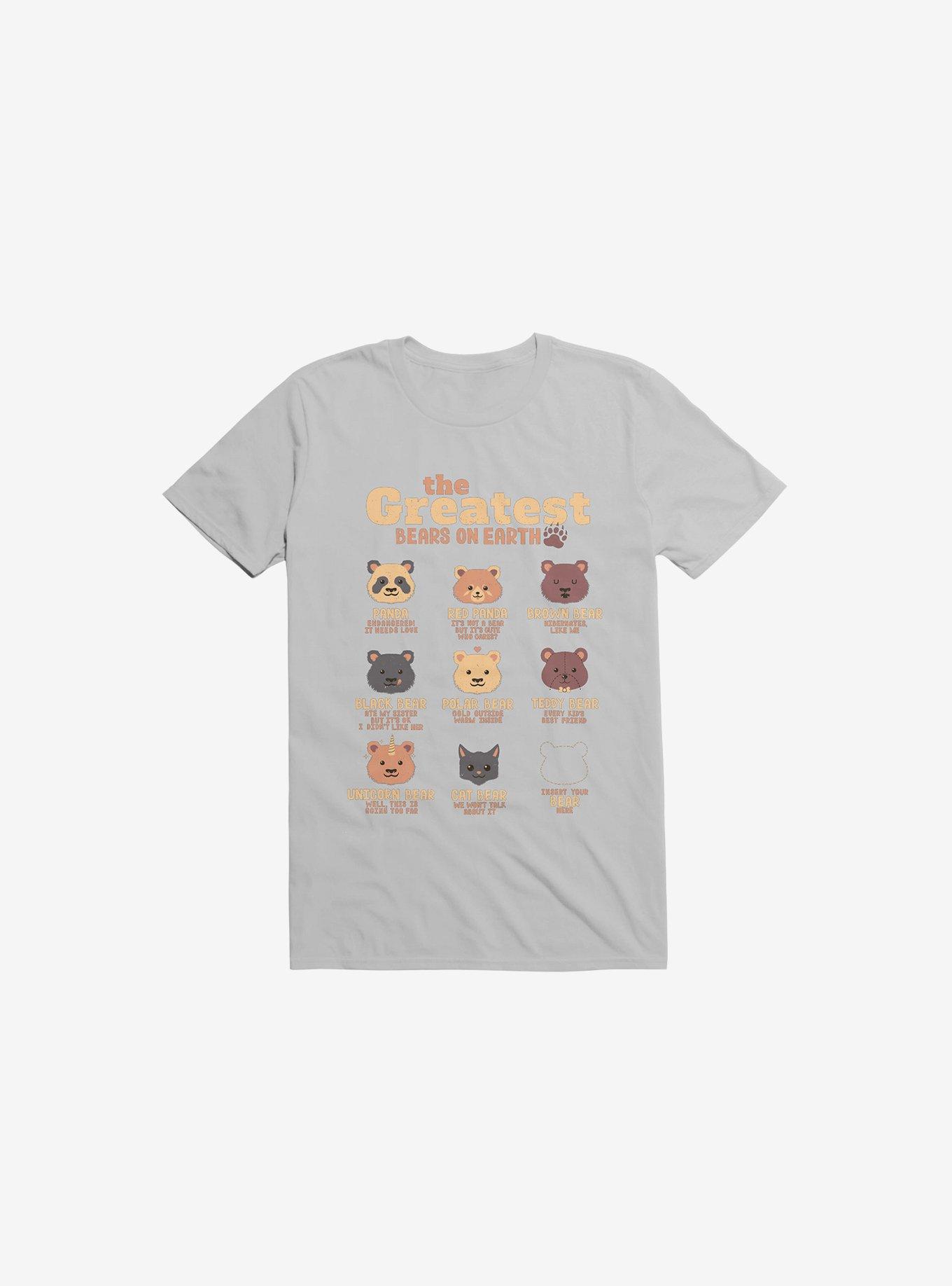 Greatest Bears: Insert Your Bear Ice Grey T-Shirt, , hi-res