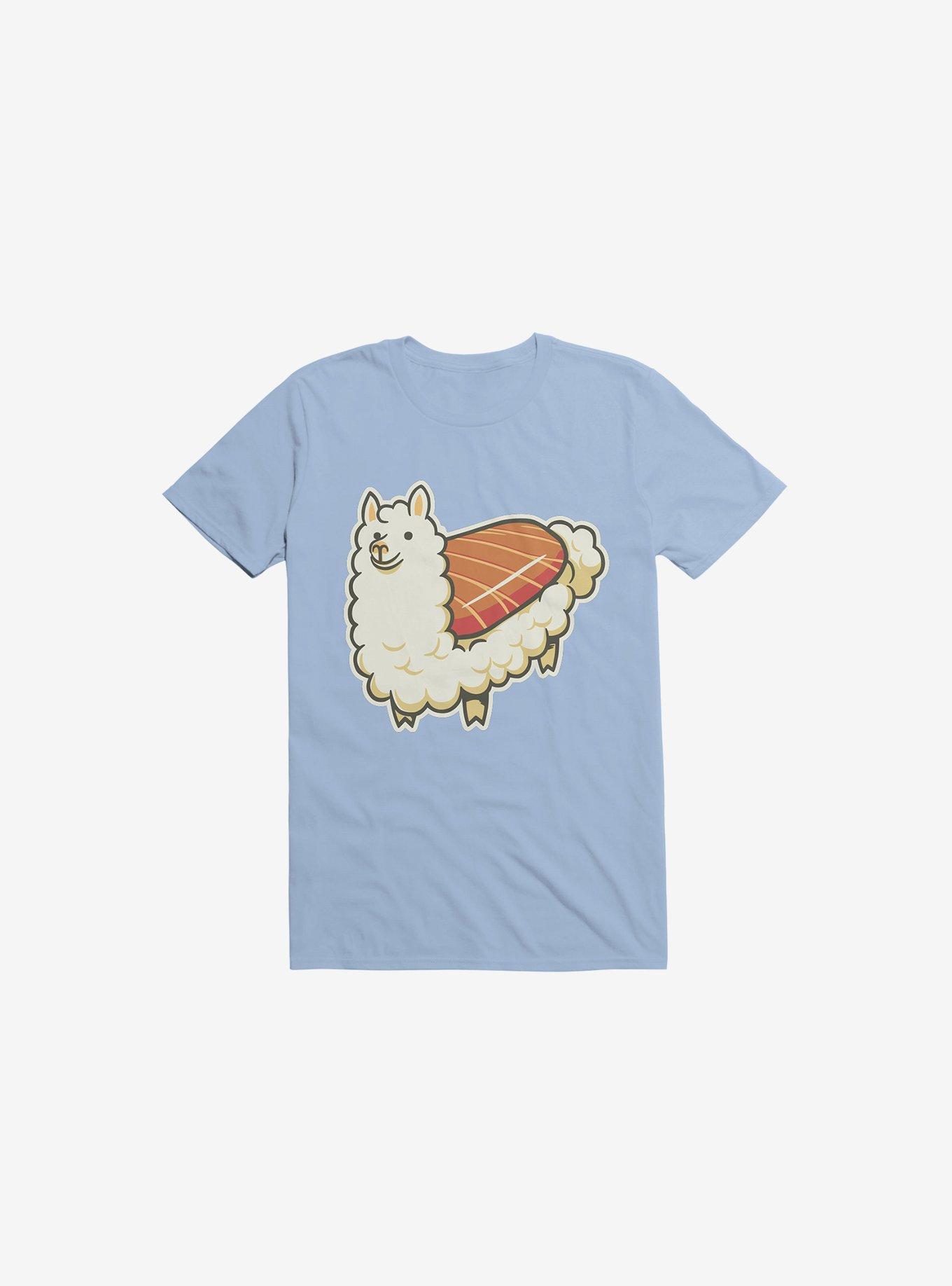Alpaca Sushi Niguiri II Light Blue T-Shirt, , hi-res