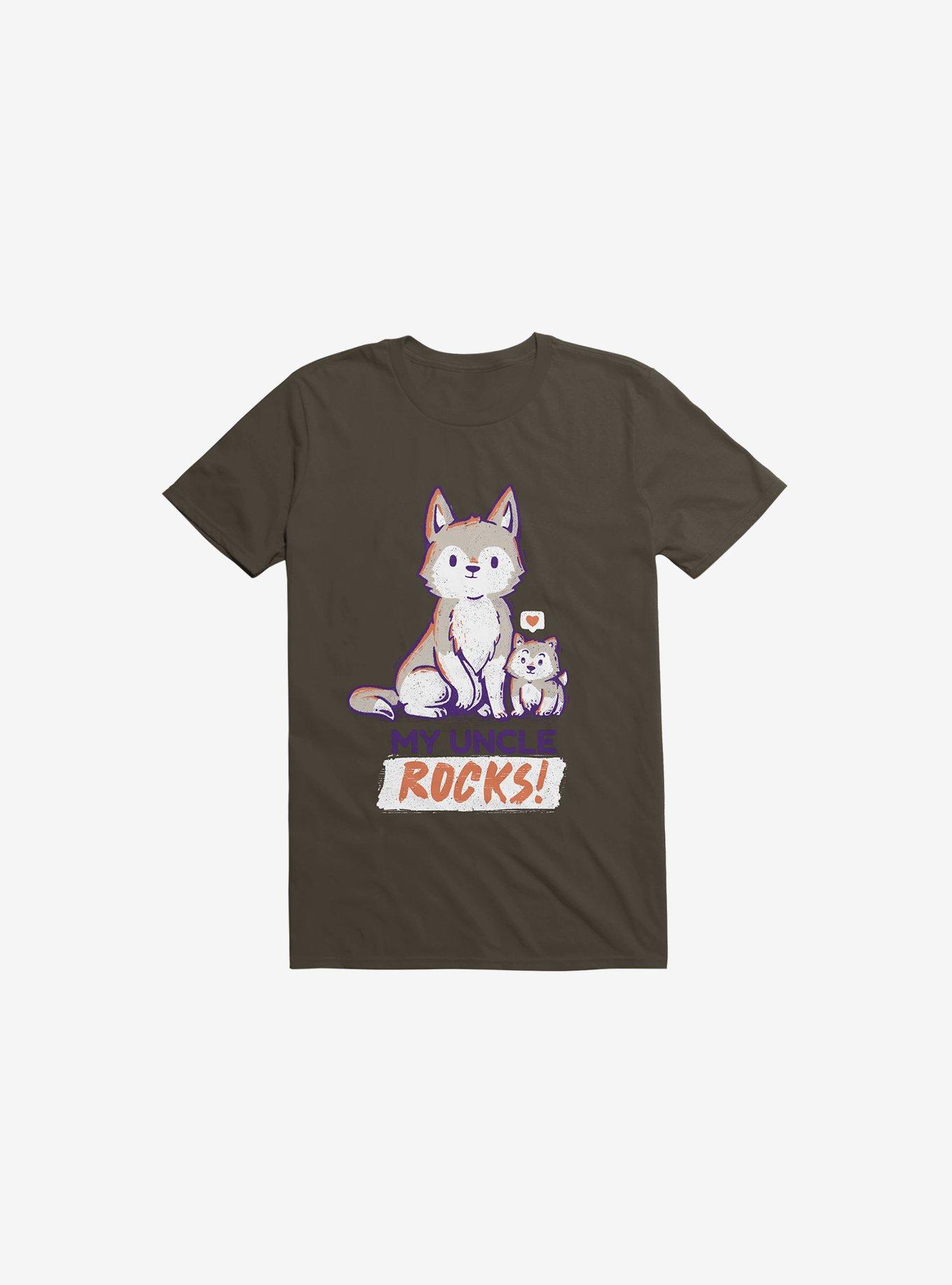 My Uncle Rocks Brown T-Shirt, BROWN, hi-res