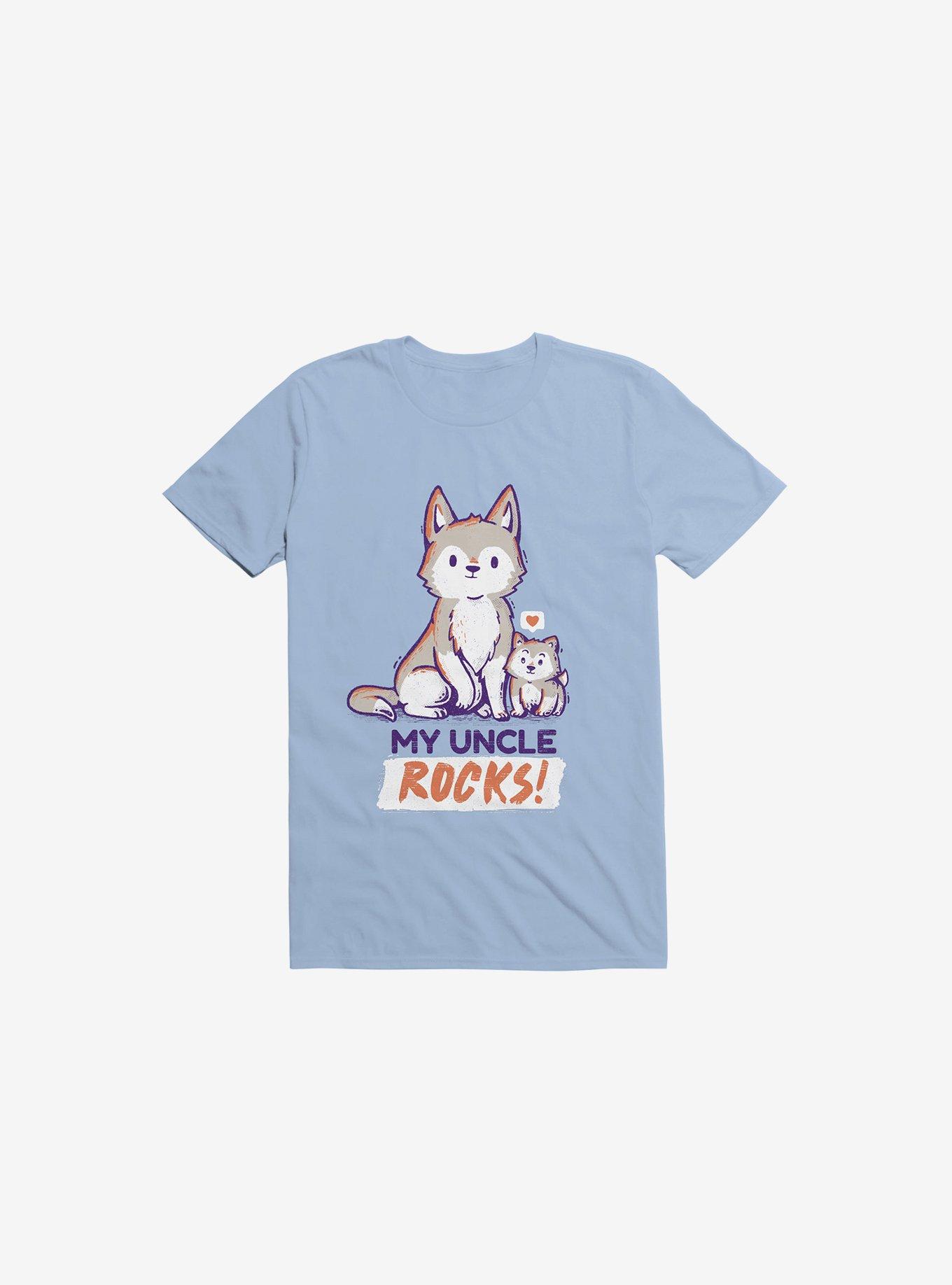 My Uncle Rocks Light Blue T-Shirt, , hi-res