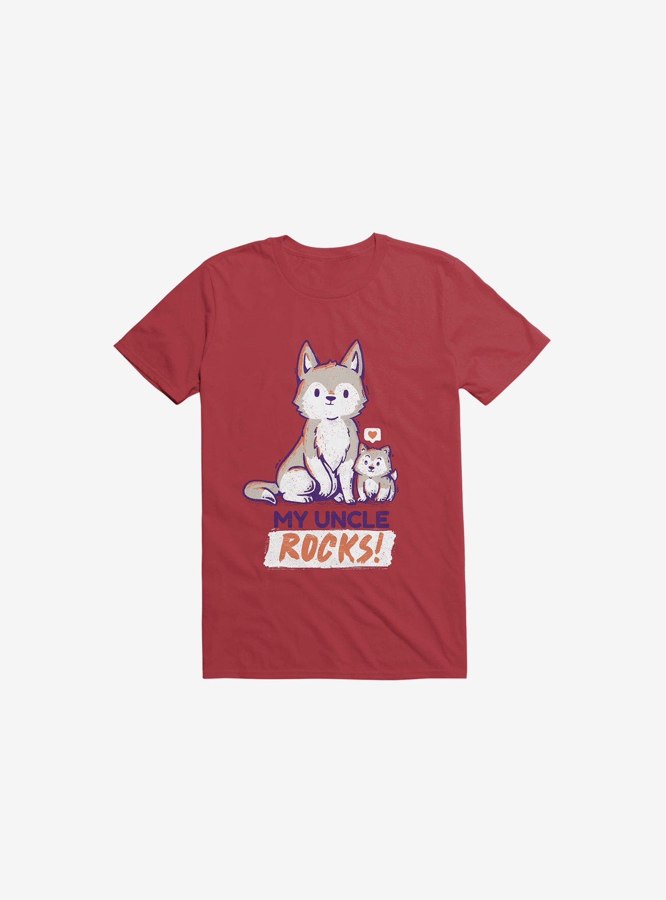 My Uncle Rocks Red T-Shirt, , hi-res
