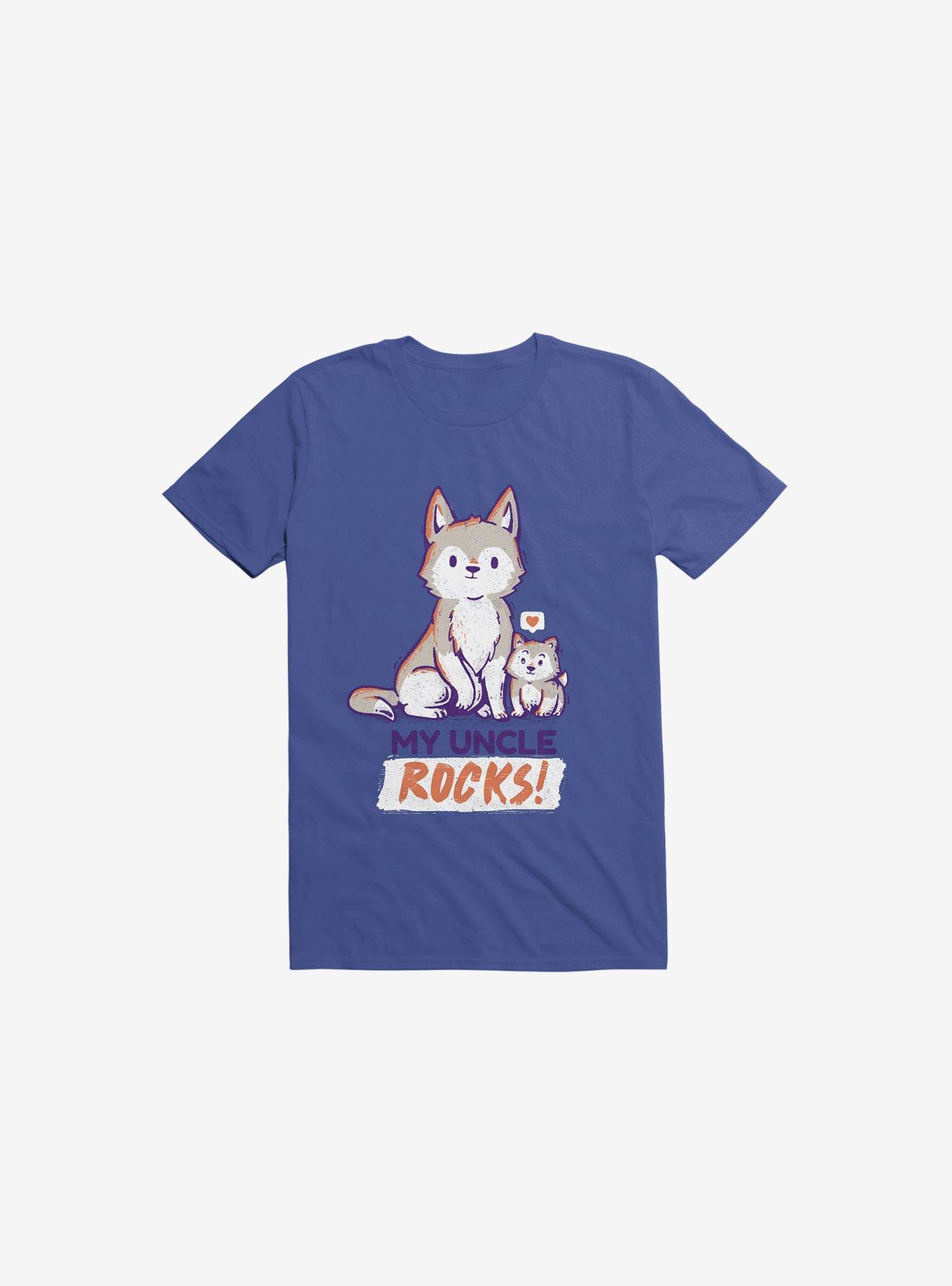 My Uncle Rocks Royal Blue T-Shirt, , hi-res