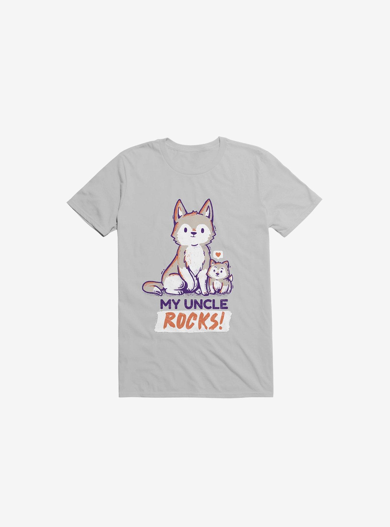 My Uncle Rocks Ice Grey T-Shirt, ICE GREY, hi-res