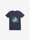 A Reader Lives A Thousand Lives: Cosmonaut Under The Sea T-Shirt, NAVY, hi-res