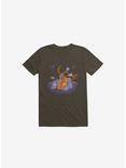 A Reader Lives A Thousand Lives: Diving Space Adventures T-Shirt, BROWN, hi-res