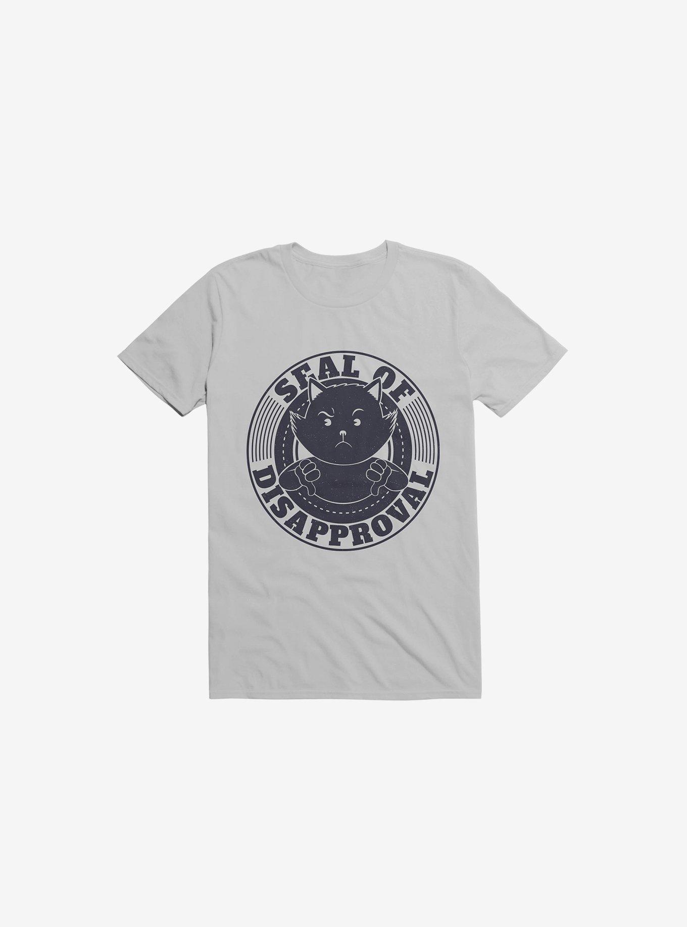 Seal Of Disapproval T-Shirt, ICE GREY, hi-res