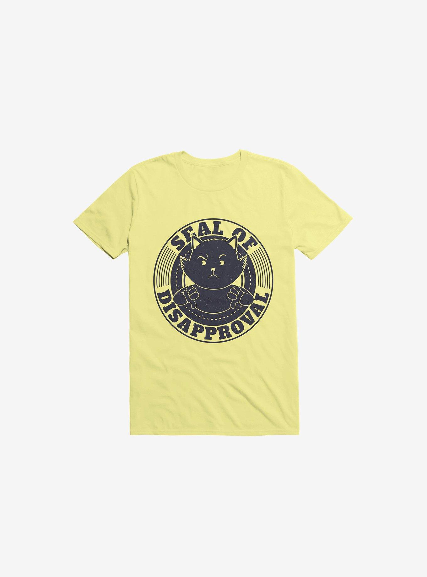 Seal Of Disapproval T-Shirt, CORN SILK, hi-res