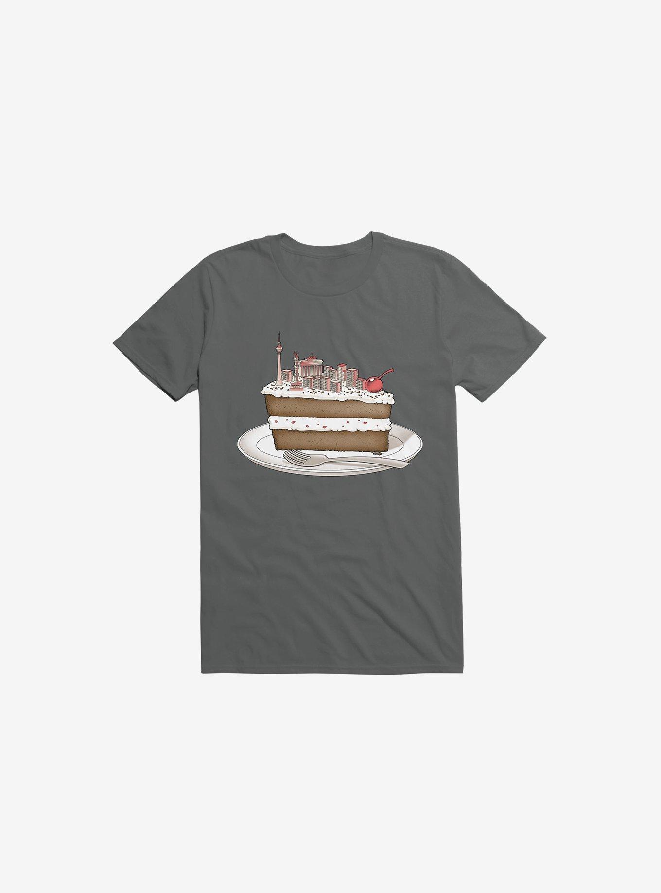 Hungry For Travels: Slice Of Berlin T-Shirt, CHARCOAL, hi-res