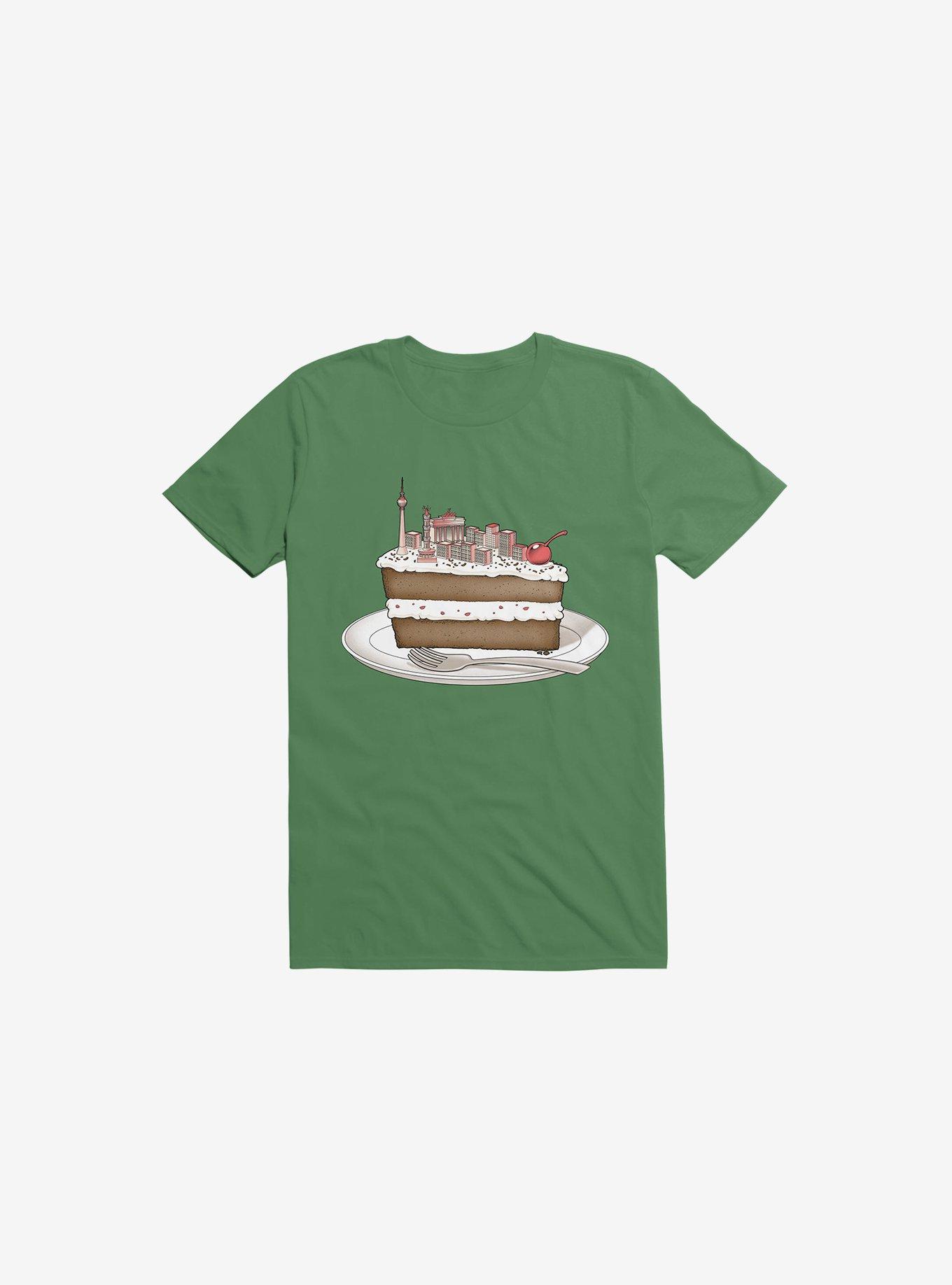 Hungry For Travels: Slice Of Berlin T-Shirt, KELLY GREEN, hi-res