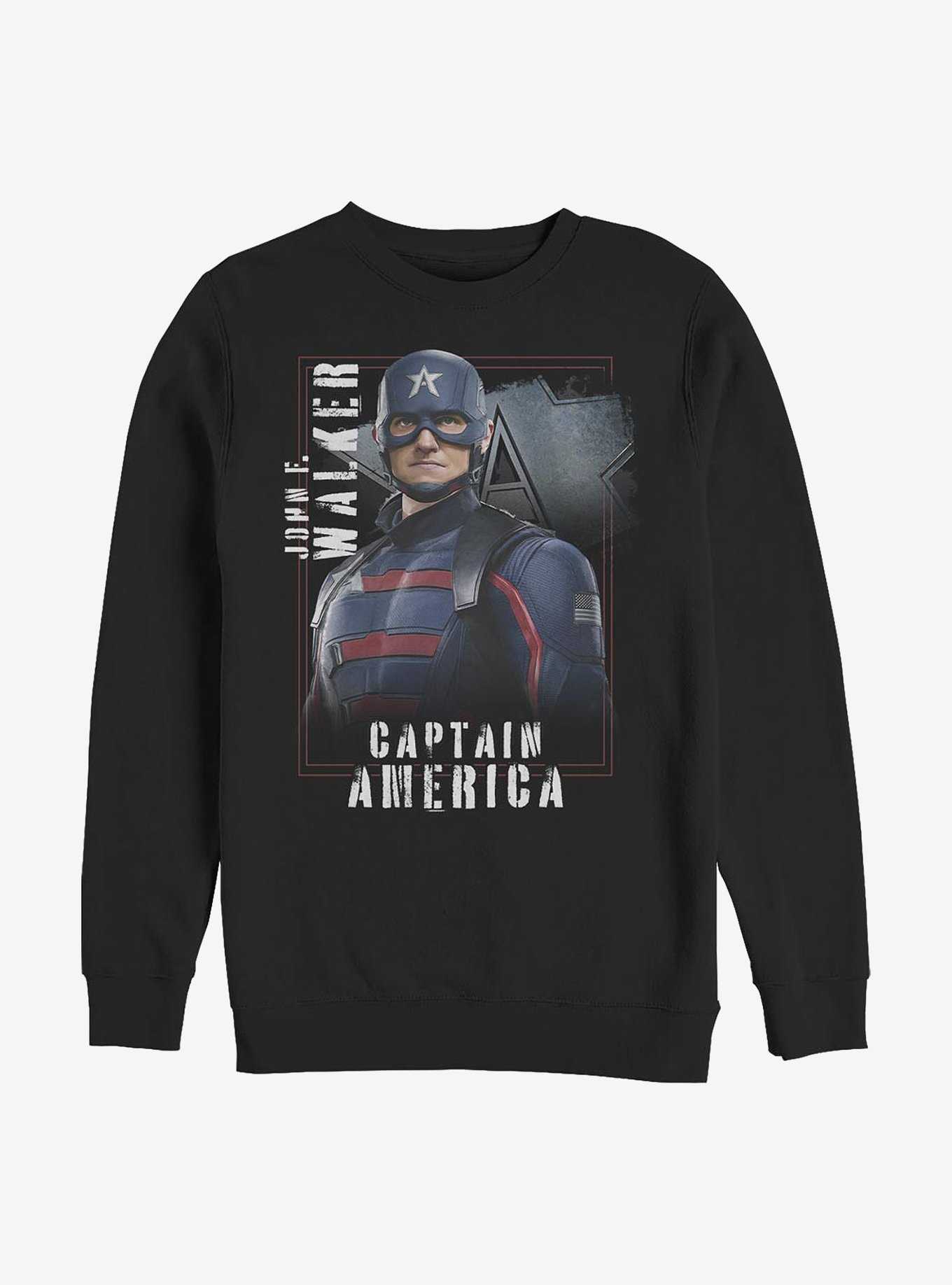 Marvel The Falcon And The Winter Soldier Captain America John F. Walker Crew Sweatshirt, , hi-res