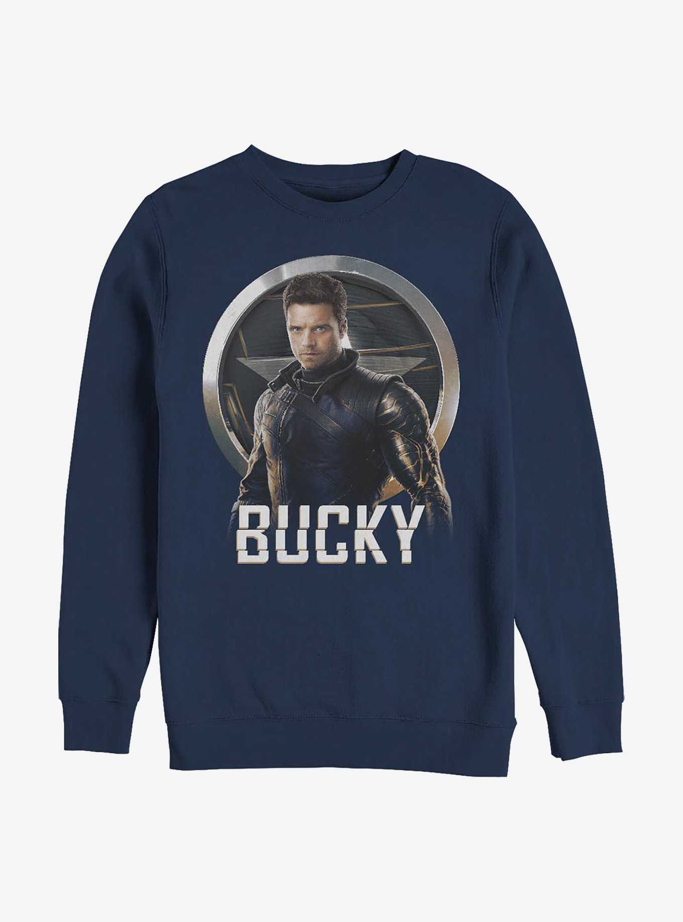 Marvel The Falcon And The Winter Soldier Soldiers Arm Bucky Crew Sweatshirt, , hi-res