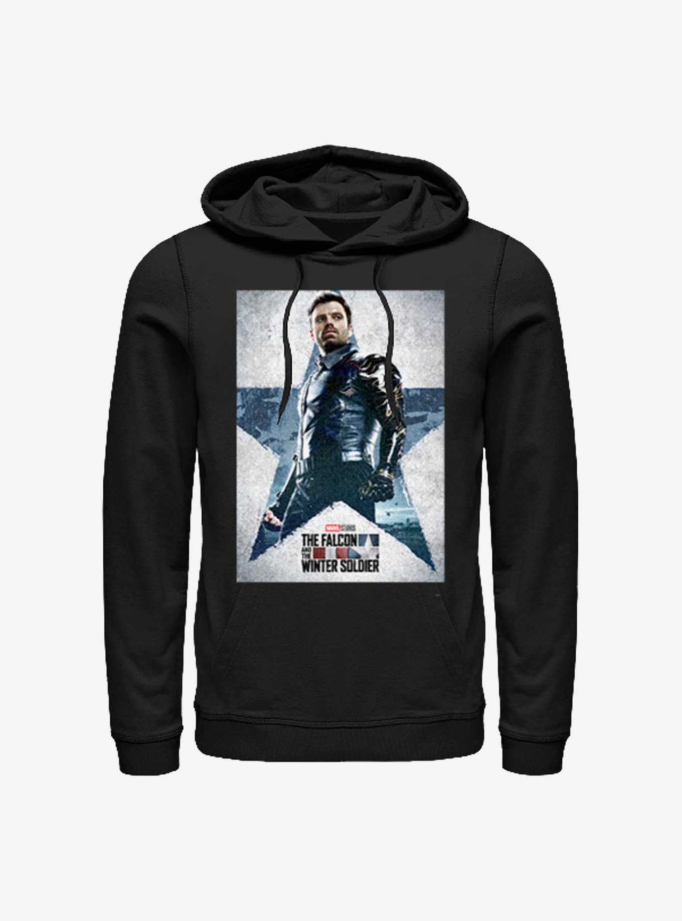 Marvel The Falcon And The Winter Soldier Bucky Soldier Poster Hoodie, , hi-res