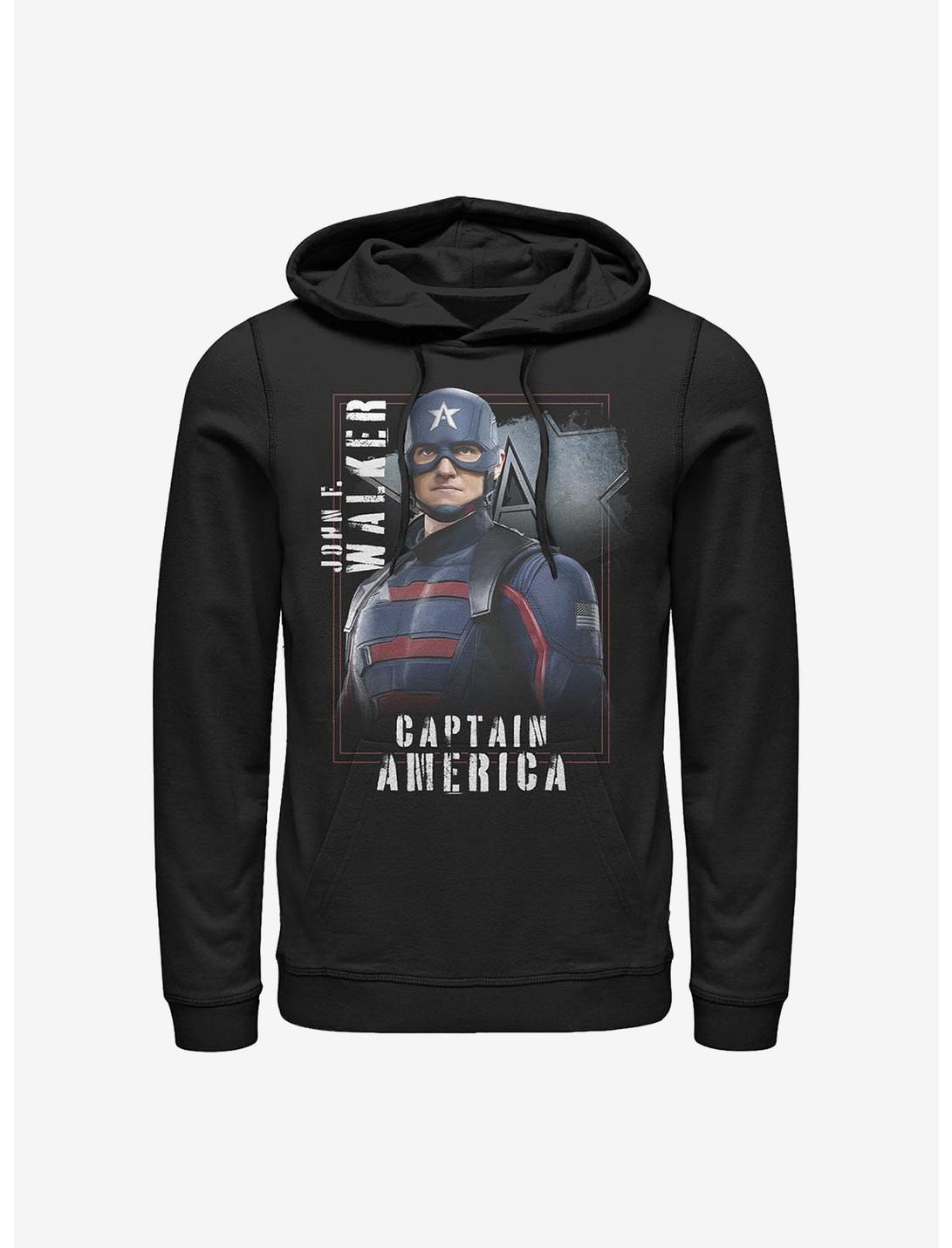 Marvel The Falcon And The Winter Soldier Captain America John F. Walker Hoodie, BLACK, hi-res