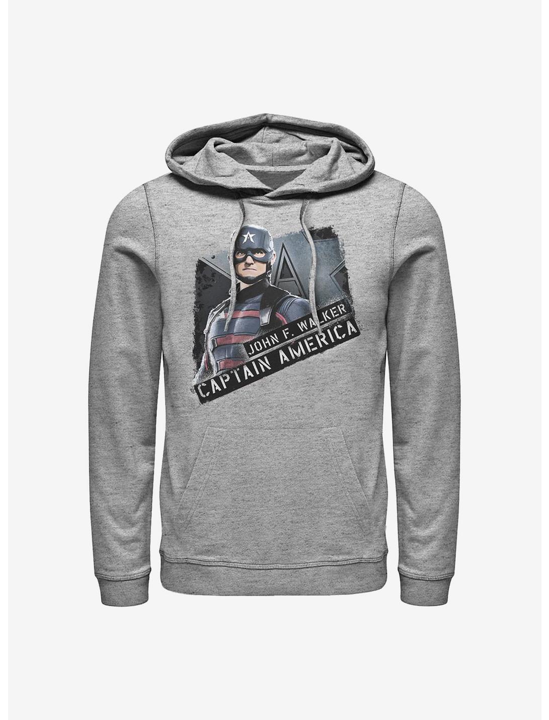 Marvel The Falcon And The Winter Soldier Captain John Walker Hoodie, ATH HTR, hi-res