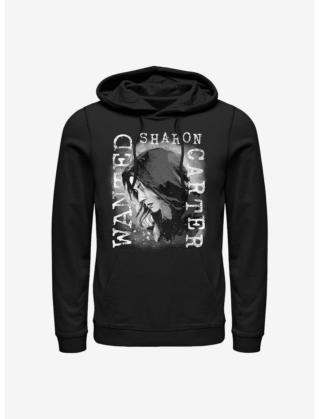 Marvel The Falcon And The Winter Soldier Soldier Sharon Carter Wanted Hoodie, BLACK, hi-res