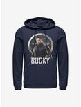 Marvel The Falcon And The Winter Soldier Soldiers Arm Bucky Hoodie, NAVY, hi-res