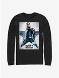 Marvel The Falcon And The Winter Soldier Bucky Soldier Poster Long-Sleeve T-Shirt, BLACK, hi-res