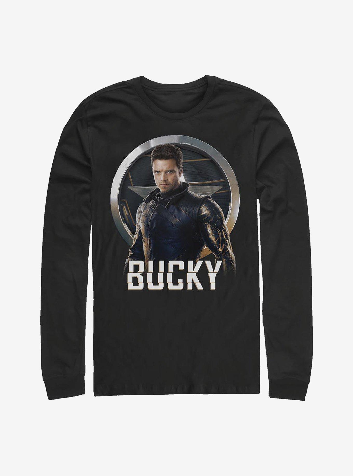 Marvel The Falcon And The Winter Soldier Soldiers Arm Bucky Long-Sleeve  T-Shirt