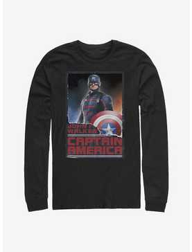 Marvel The Falcon And The Winter Soldier Walker Captain America Long-Sleeve T-Shirt, , hi-res