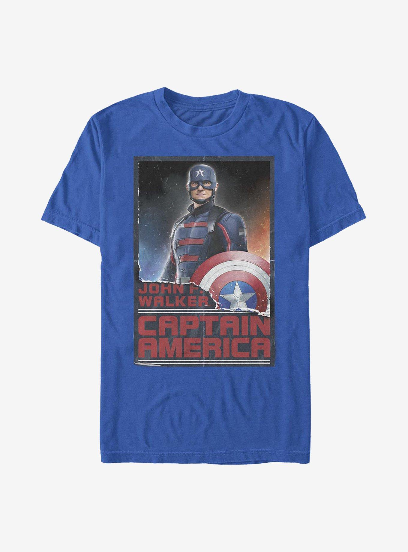 Marvel The Falcon And The Winter Soldier Walker Captain America T-Shirt, , hi-res