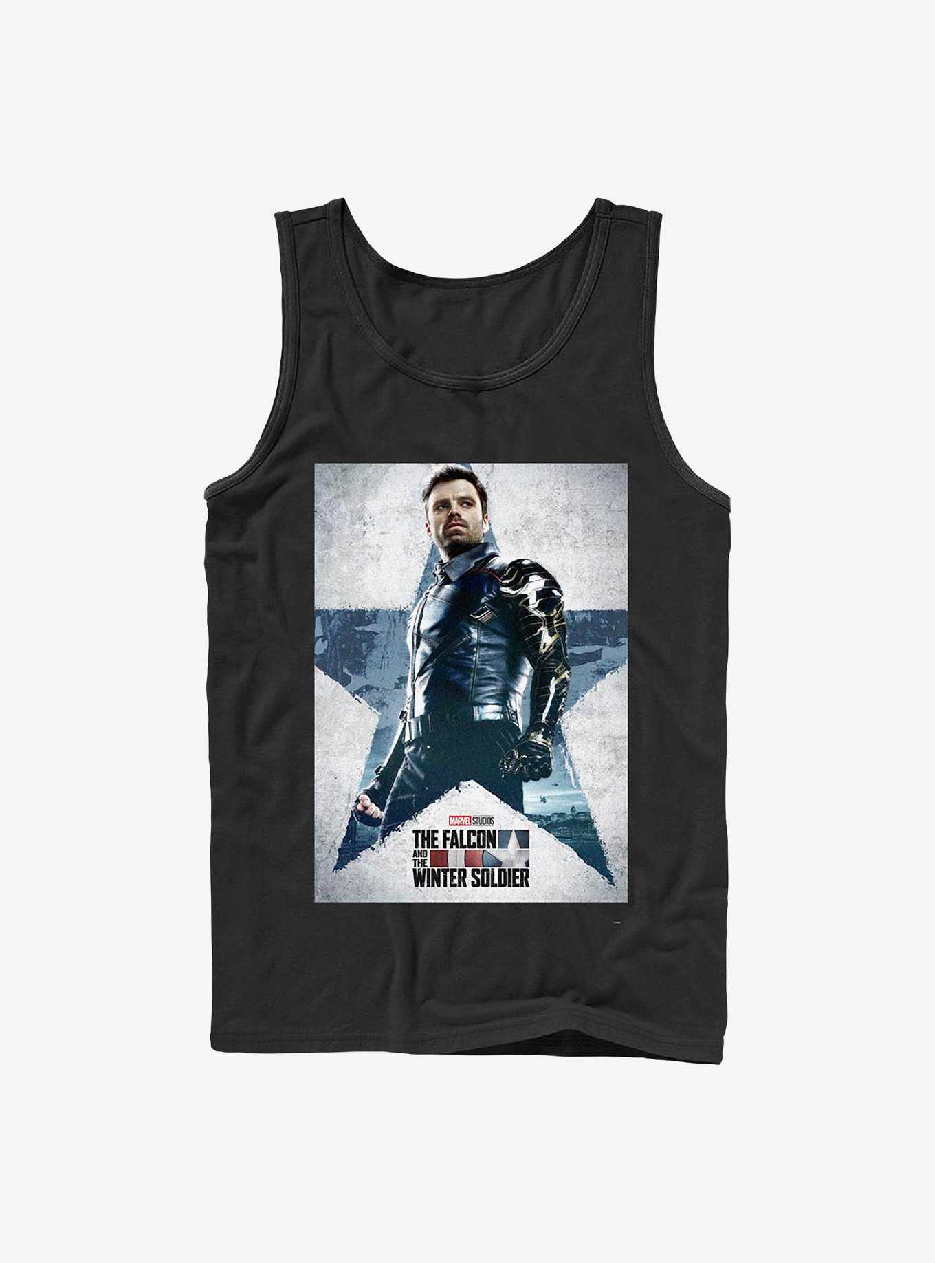 Marvel The Falcon And The Winter Soldier Bucky Soldier Poster Tank, , hi-res