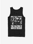Marvel The Falcon And The Winter Soldier Character Panel Tank, BLACK, hi-res
