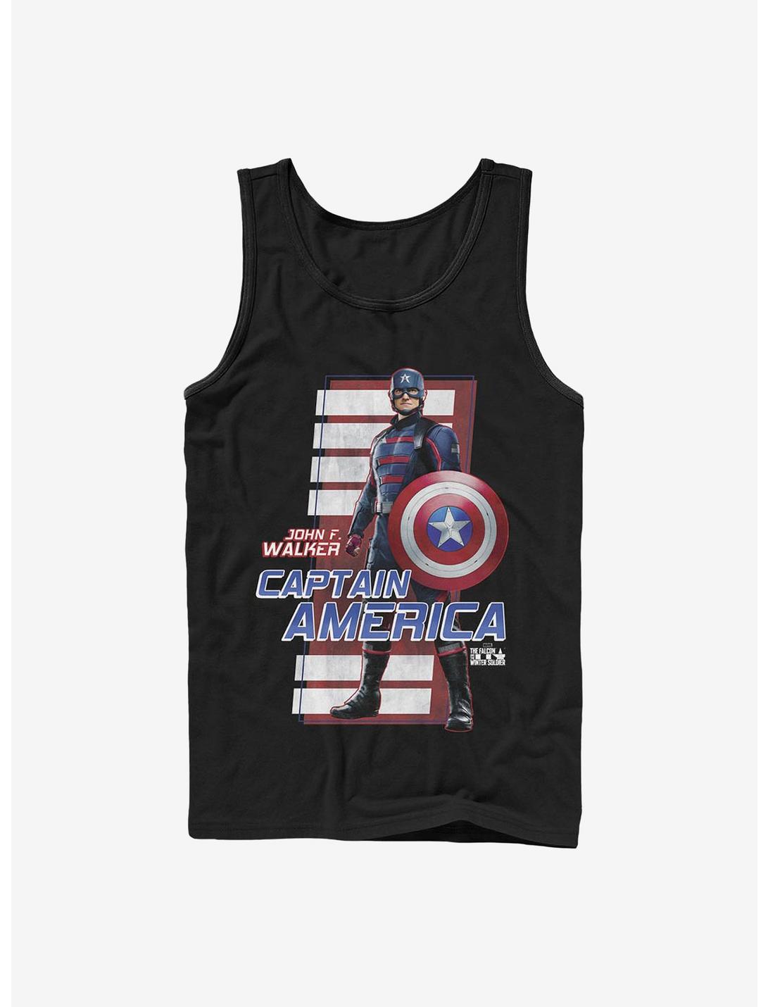 Marvel The Falcon And The Winter Soldier John F. Walker Captain America Tank, BLACK, hi-res