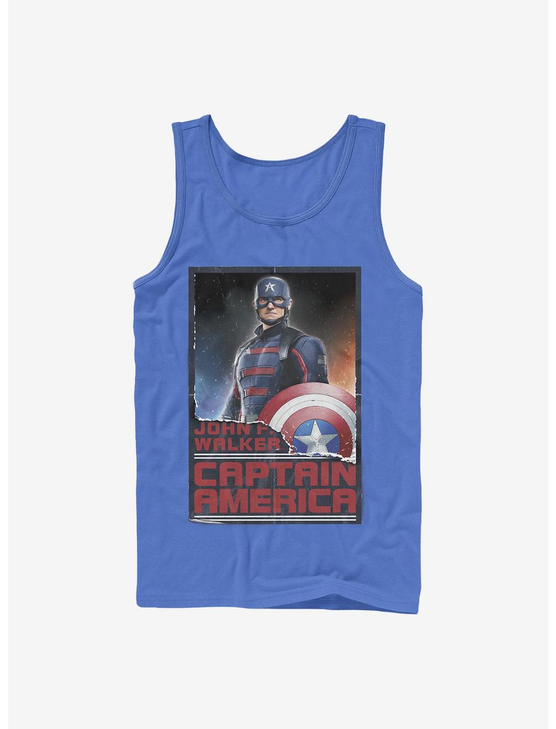 Marvel The Falcon And The Winter Soldier Walker Captain America Tank, ROYAL, hi-res