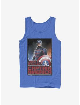 Marvel The Falcon And The Winter Soldier Walker Captain America Tank, ROYAL, hi-res