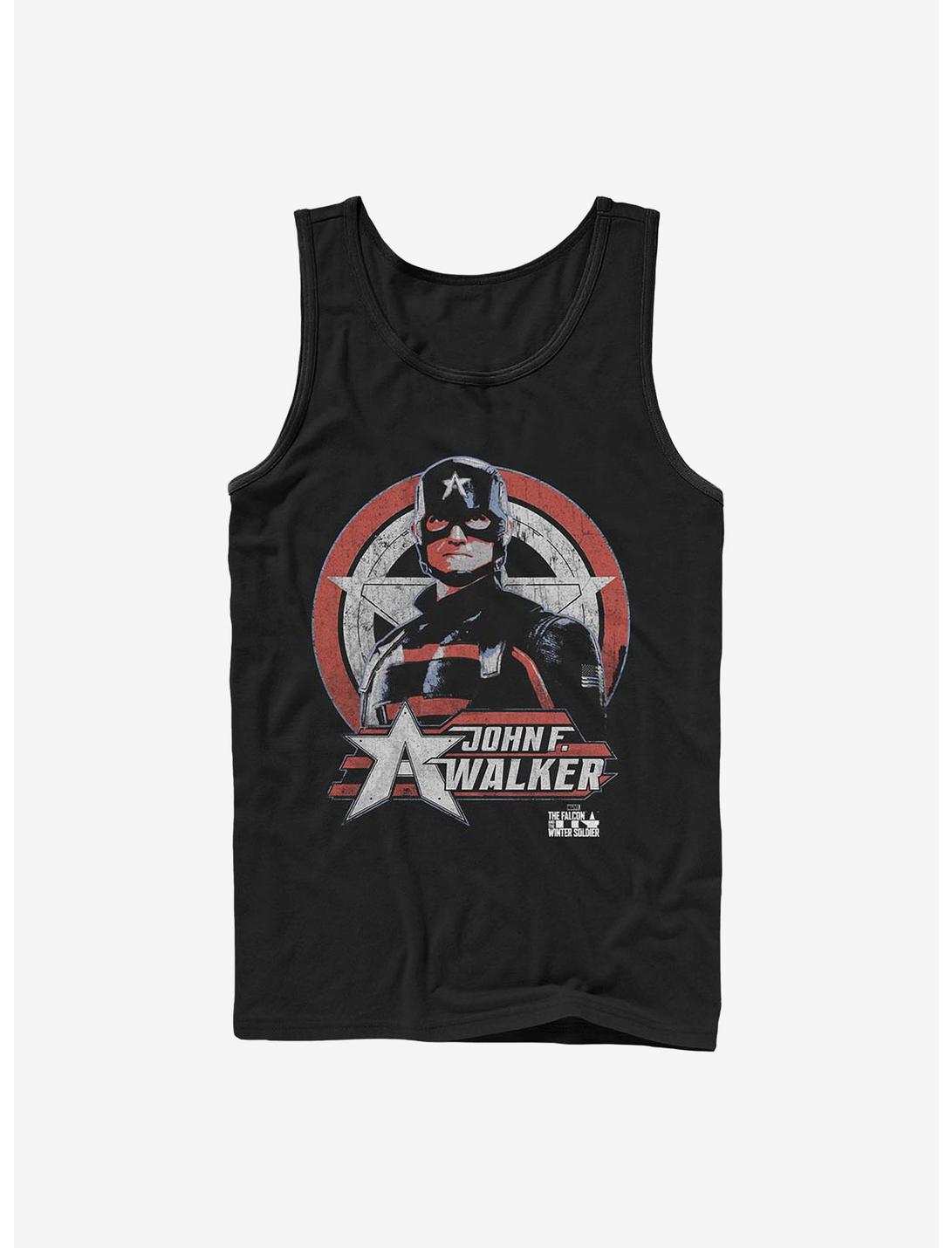Marvel The Falcon And The Winter Soldier Walker Captain America Walker Shield Tank, BLACK, hi-res