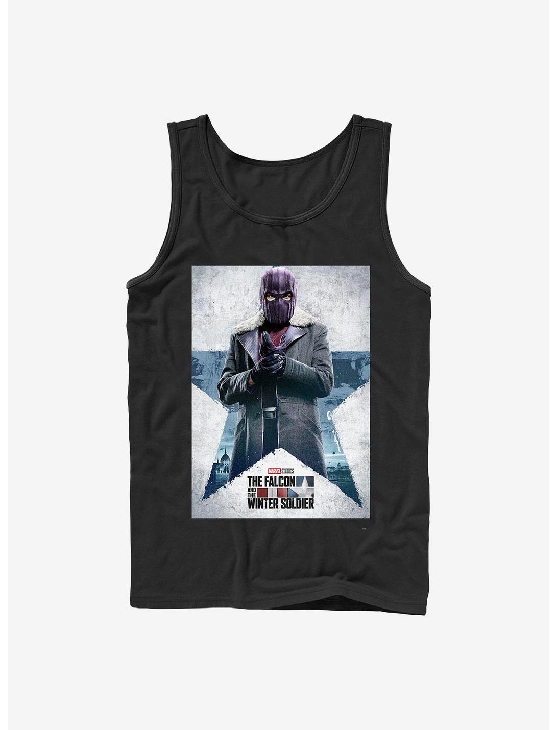 Marvel The Falcon And The Winter Soldier Zemo Poster Tank, BLACK, hi-res