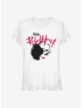 Disney Cruella Rebel Heart Girls T-Shirt Hot Topic Exclusive, , hi-res