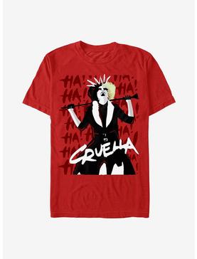 Disney Cruella Cruel Laughter T-Shirt Hot Topic Exclusive, , hi-res