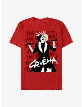 Disney Cruella Cruel Laughter T-Shirt Hot Topic Exclusive, , hi-res