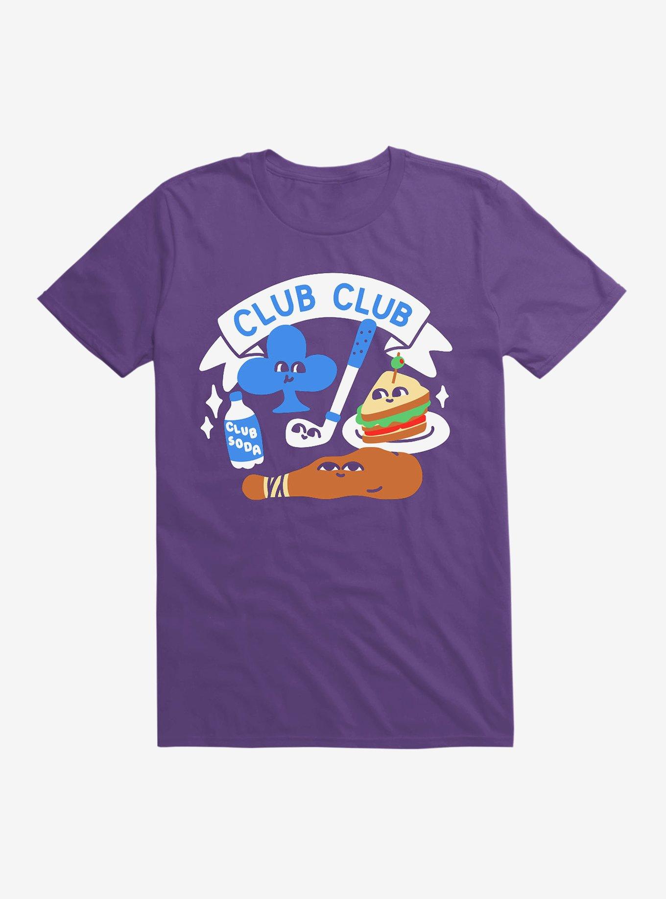 Club Club (Cute Version) T-Shirt, PURPLE, hi-res