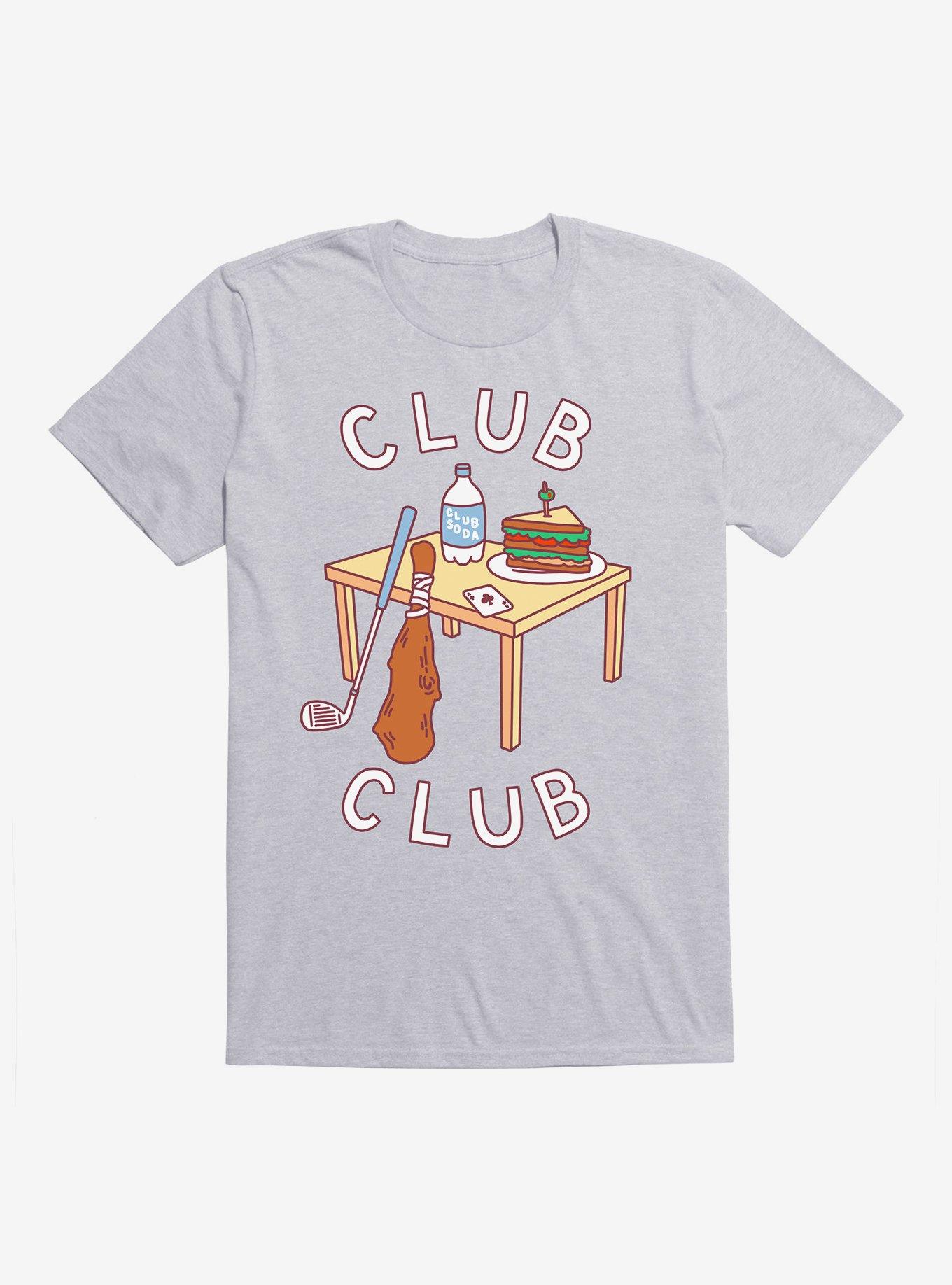 Club Club T-Shirt, HEATHER GREY, hi-res