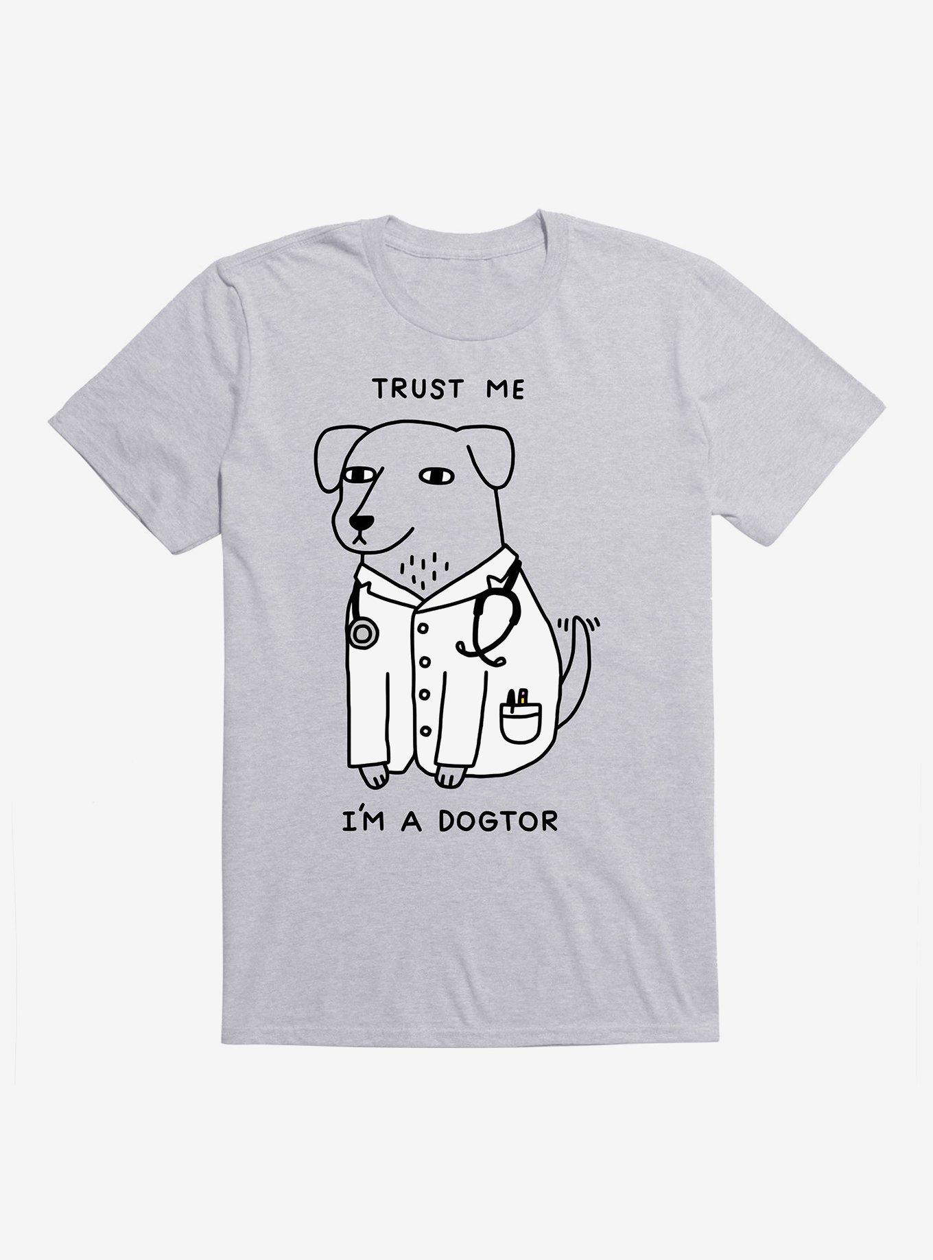 Dogtor T-Shirt, HEATHER GREY, hi-res