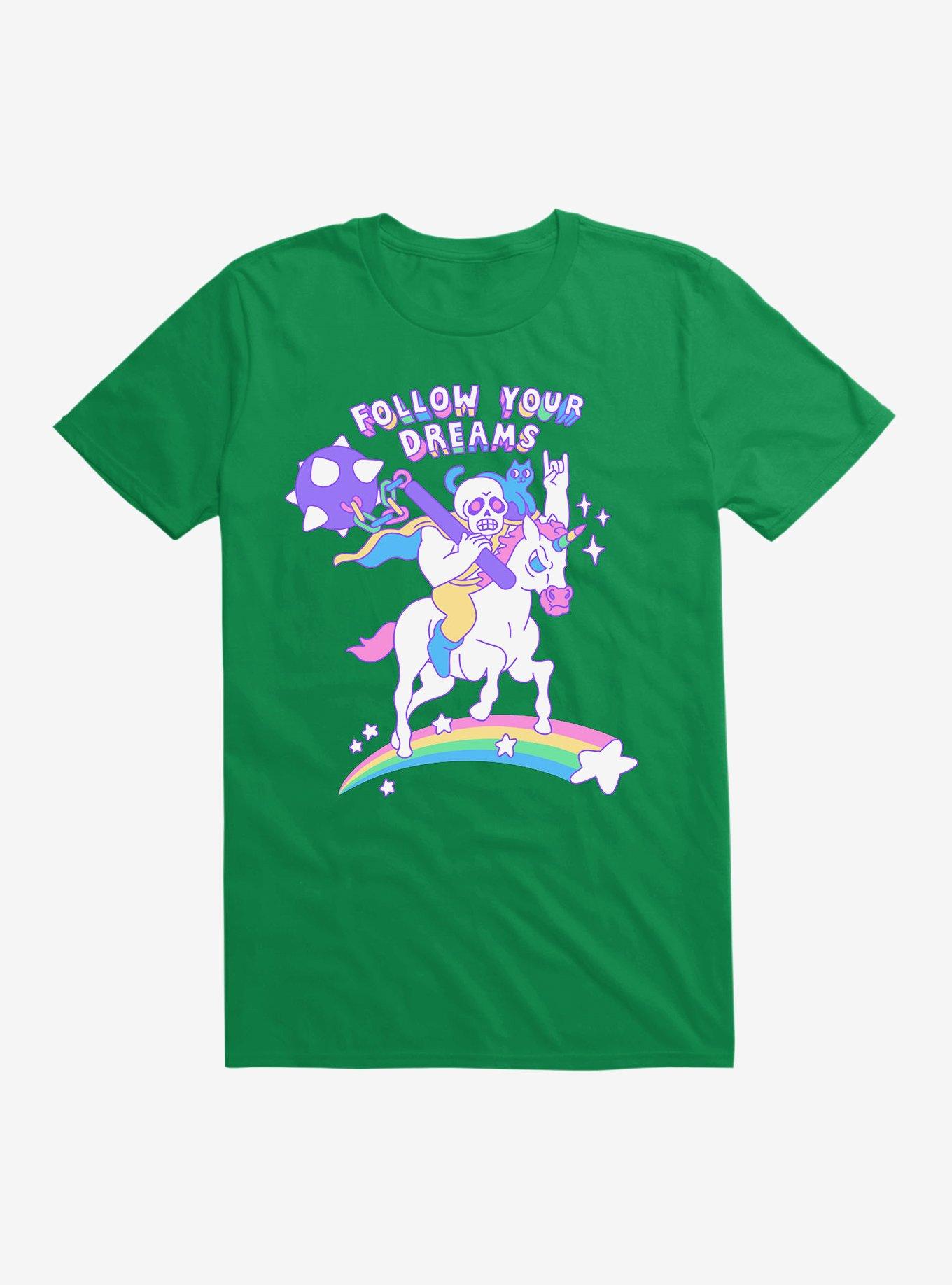 Follow Your Dreams T-Shirt, KELLY GREEN, hi-res