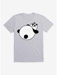 Large Panda T-Shirt, HEATHER GREY, hi-res