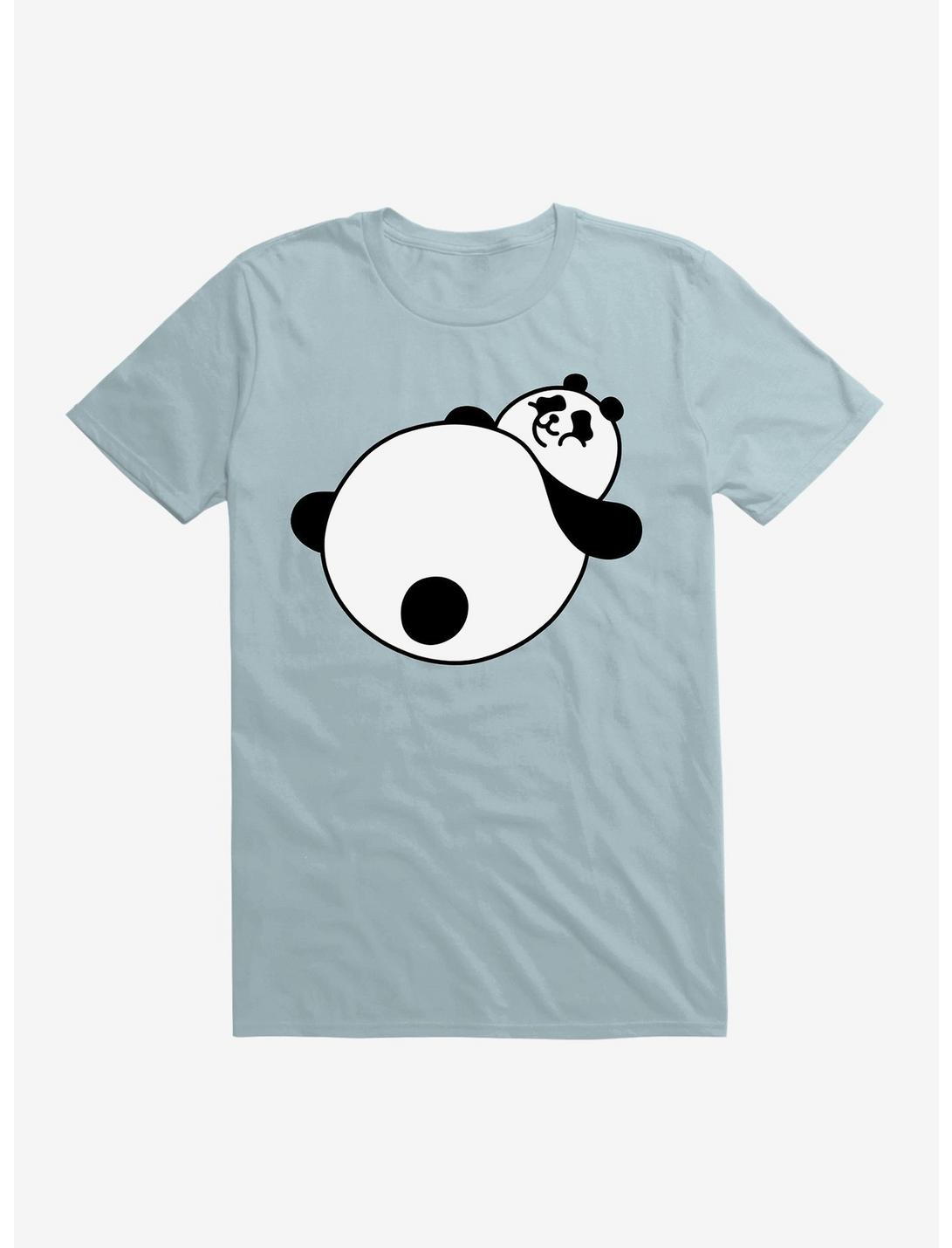 Large Panda T-Shirt, LIGHT BLUE, hi-res