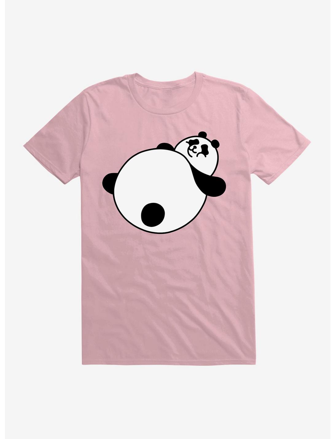Large Panda T-Shirt, LIGHT PINK, hi-res