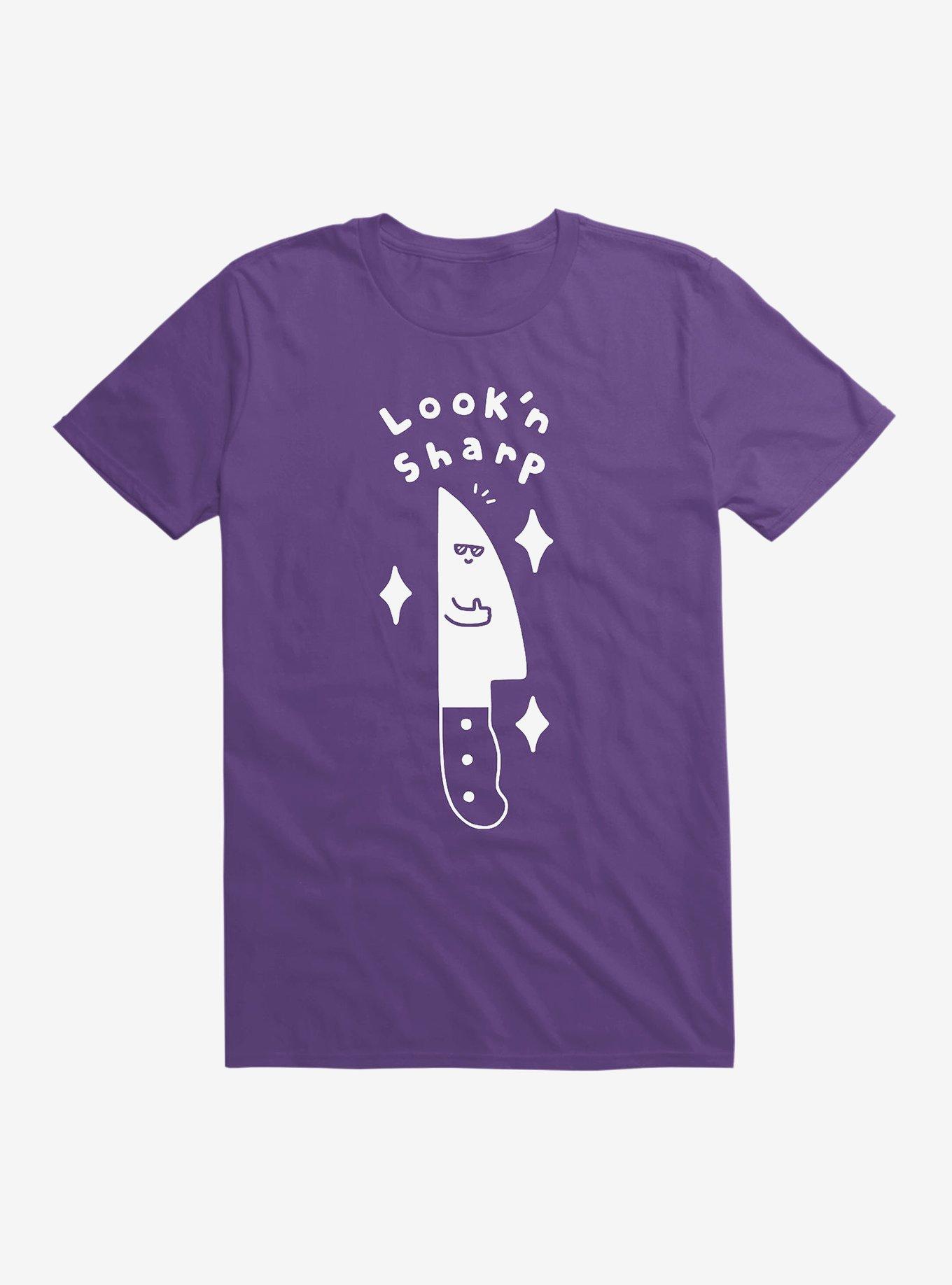 Look'n Sharp T-Shirt, PURPLE, hi-res