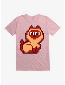 Siamese Cat Pixel Art T-Shirt, , hi-res